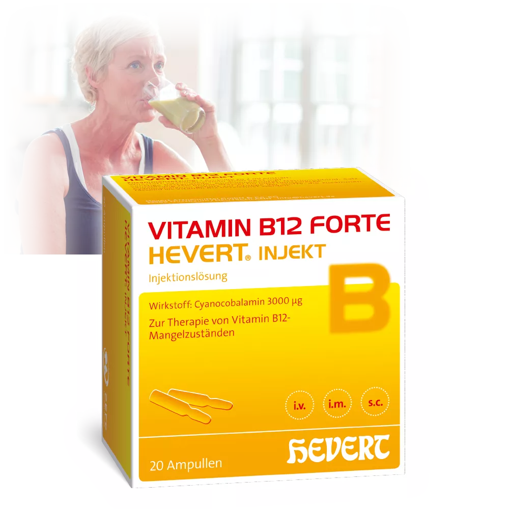 Leistungsfähig & Vital Mit Vitamin B12 Forte Hevert Injekt - 20 Ampullen