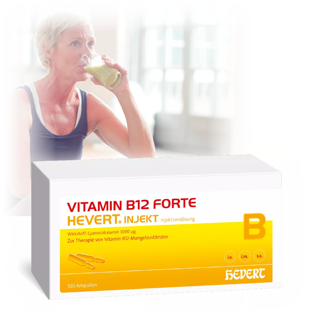 Leistungsfähig & Vital Mit Vitamin B12 Forte Hevert Injekt - 100 Ampullen