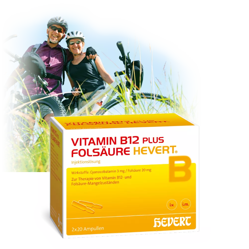 Desempeño Y Vitalidad Con Vitamin B12 Plus Folsäure Hevert - 20 Pares ...