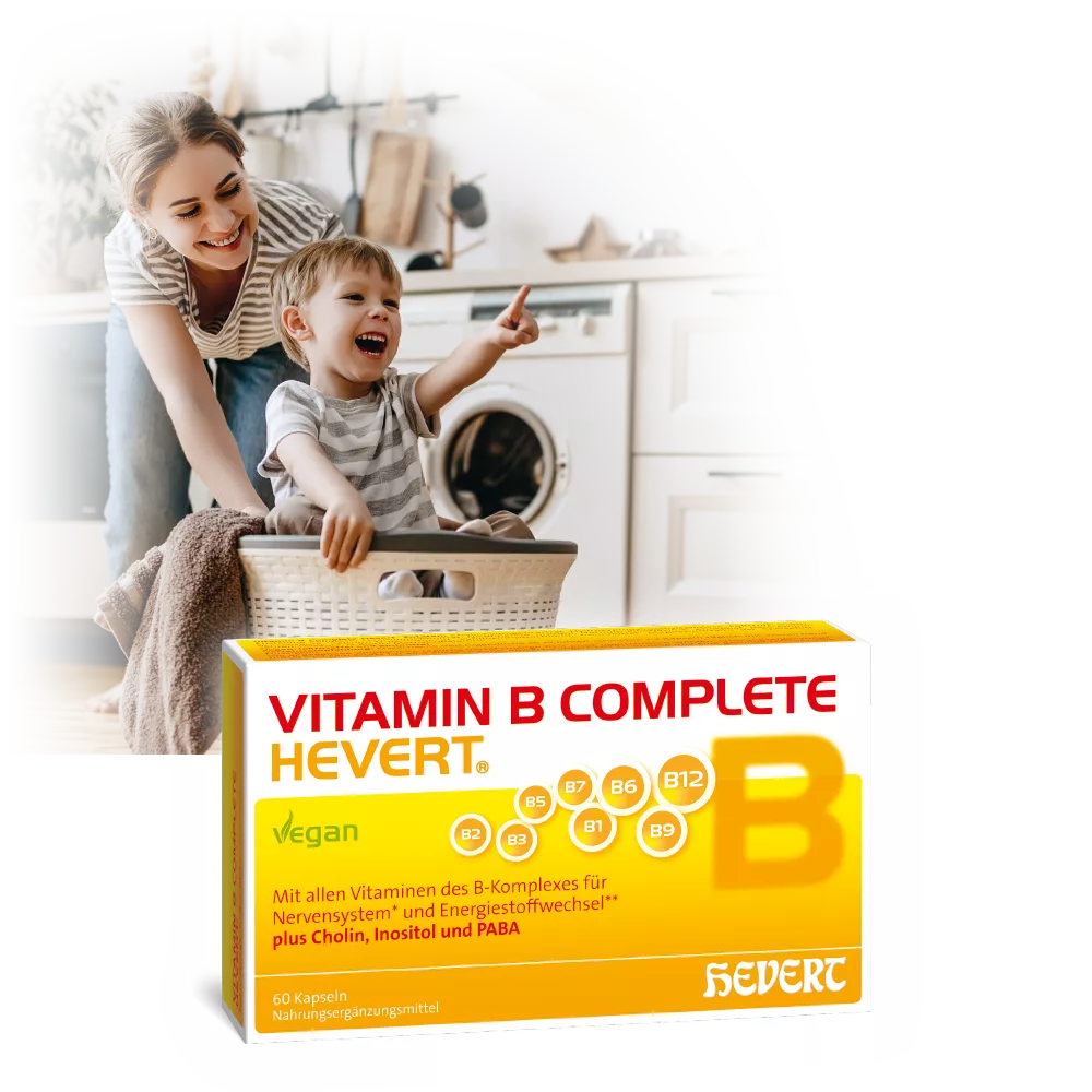 Vitamin B Complete Hevert - gut versorgt mit allen B-Vitaminen